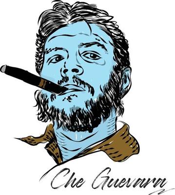 Che Guevara  Portrait illustration, Illustration, Graphic design art