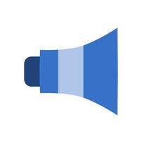 blue speaker icon design vector