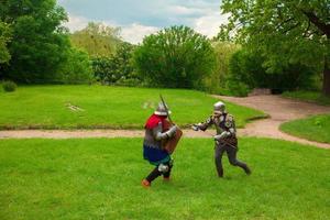 knight's sword fight photo