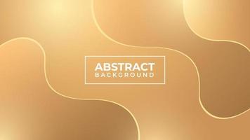 Luxury Golden Wave Background Design vector