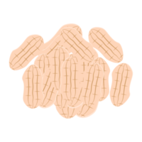 ensemble de collection de collations d'aliments sains aux arachides et aux noix png