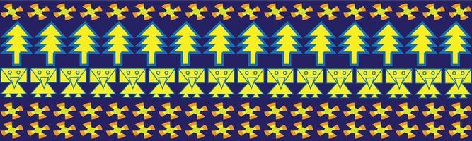 colorful vaporwave style background with geometric shapes and Abstract objects - crosses, zigzag, triangles, circles ect. web banner background vector