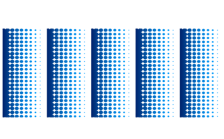 forma geométrica de semitono colorido png