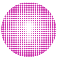 forma geométrica de semitono colorido png