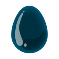 Blue Water Egg Drawing png