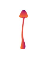 Orange and Pink Mushroom png