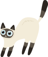 dibujado a mano wichianmat lindo gato png