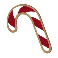 christmas gingerbread in the form of a candy vector