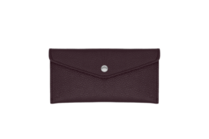 Purple woman leather purse wallet png