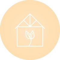 Green House Vector Icon