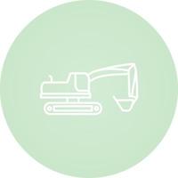 Excavator Vector Icon