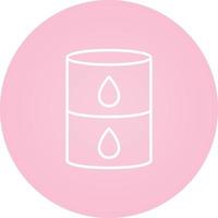 Oil Barrel Vector Icon