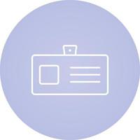 Identity Card Vector Icon