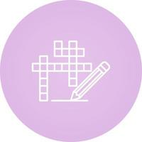 Crossword Vector Icon