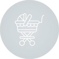 Baby Carriage Vector Icon