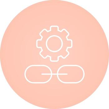 Link Setting Vector Icon