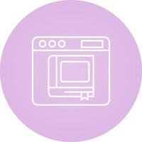 icono de vector de ebook