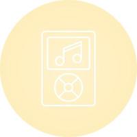 icono de vector de reproductor de música