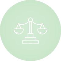 Justice Scale Vector Icon