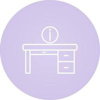 Information Desk Vector Icon