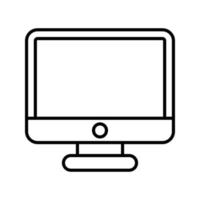 monitor de icono de vector