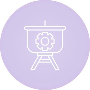 Setting Presentation Vector Icon