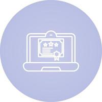 Digital Certificate Vector Icon