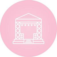 Stage Vector Icon