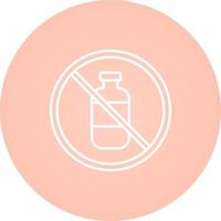 No Liquids Vector Icon