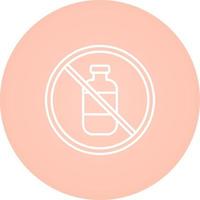 No Liquids Vector Icon