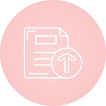Files Upload Vector Icon