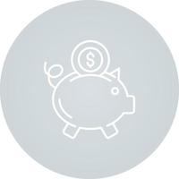 Piggy Bank Vector Icon