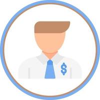 Salesman Vector Icon Design