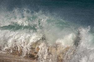 Dramatic Shorebreak Wave photo