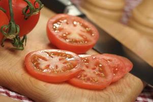 Fresh Cut Tomato photo