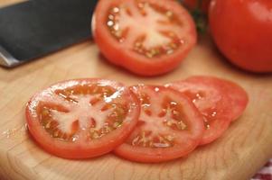Fresh Cut Tomato photo