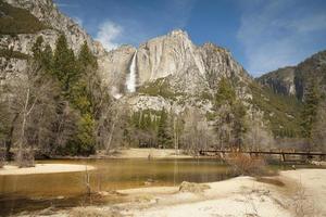 Upper Falls and Merced River at Yosemite photo