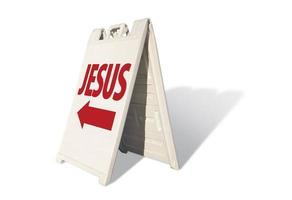 Jesus Tent Sign photo