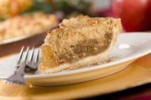 Apple Pie Slice with Crumb Topping photo