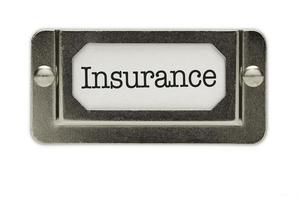 Insurance File Drawer Label photo