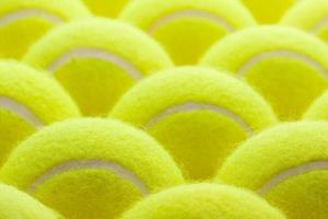 grupo de pelotas de tenis resumen de antecedentes foto