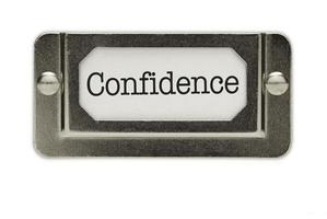 Confidence File Drawer Label photo