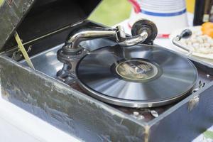 Antique Phonograph Record Player photo