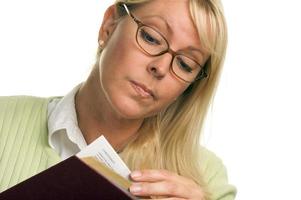 Attractive Woman Reading photo