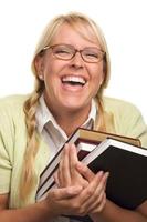 Attractive Student Carrying Her Books photo