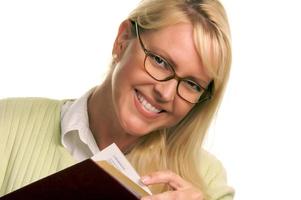 Attractive Woman Reading photo