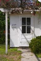 Abstract front door image of old house. photo