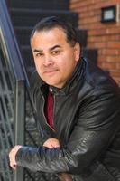 Headshot Portrait of Handsom Hispanic Man photo