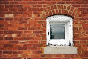 Aged Brick Wall and Window photo