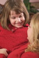 Young Mother and Daughter photo